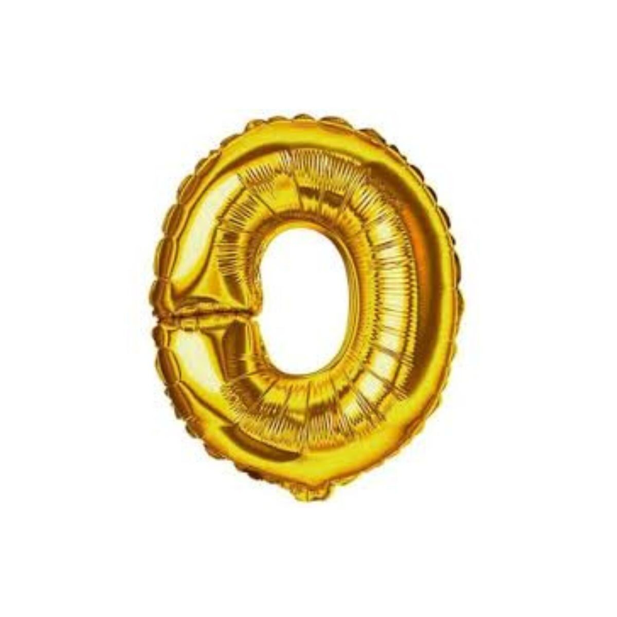 Letra Inflable Dorada 16" - O 