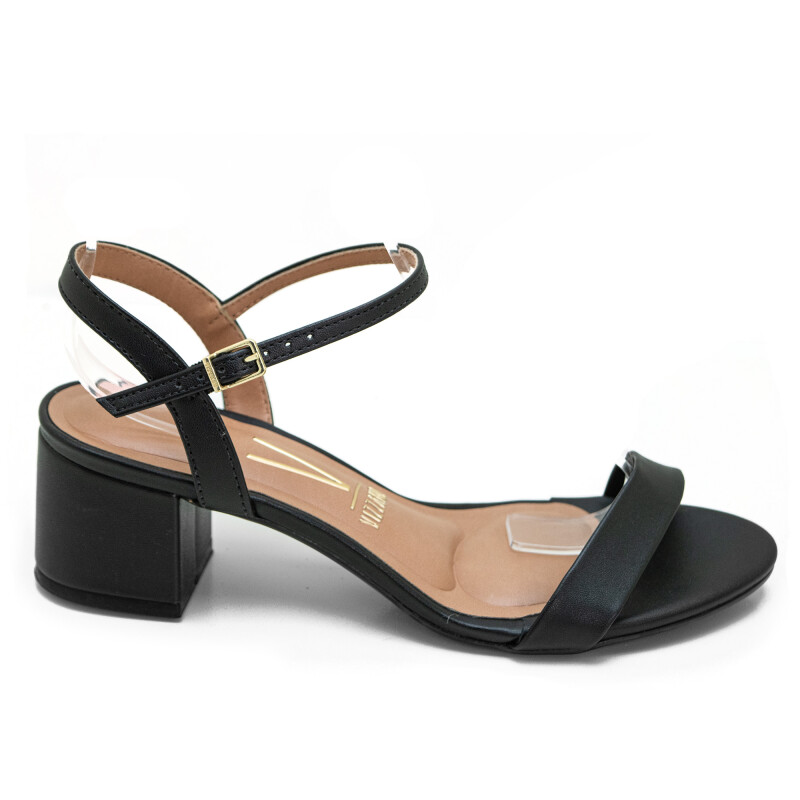 Sandalia Vizzano Taco Bajo de Mujer - 6291.900-8389 Negro