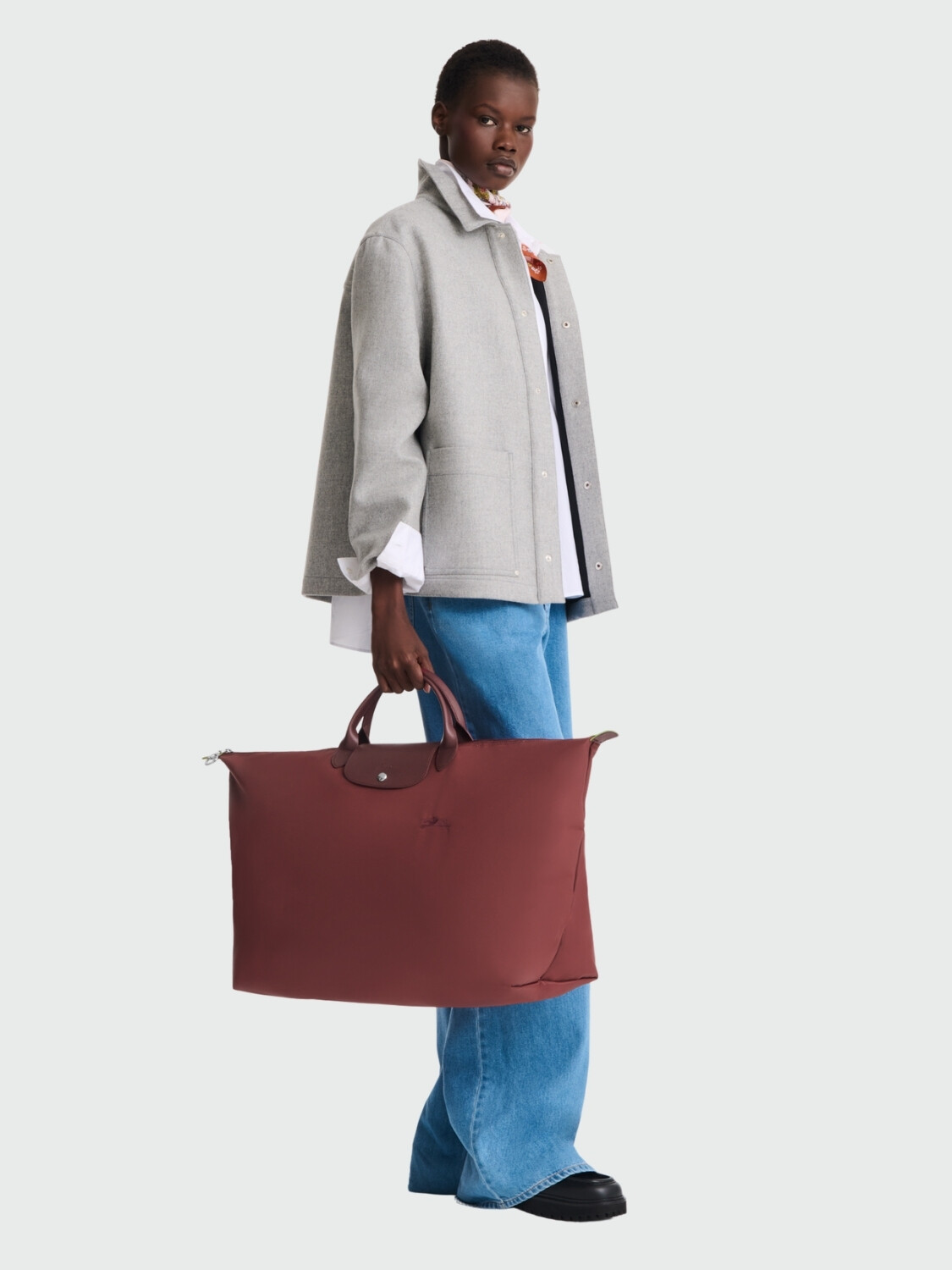 LONGCHAMP - Travel Bag Le Pliage Green XL Verde