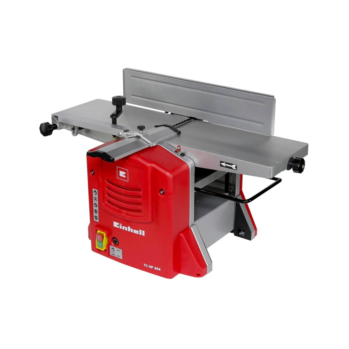 Cepillo + garlopa de banco Einhell 1500W 204x120mm - Rojo 