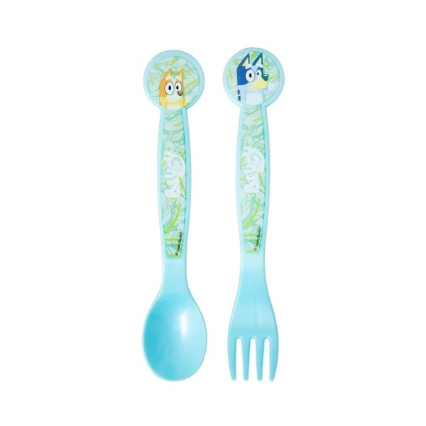 Set x2 cubiertos personajes bluey