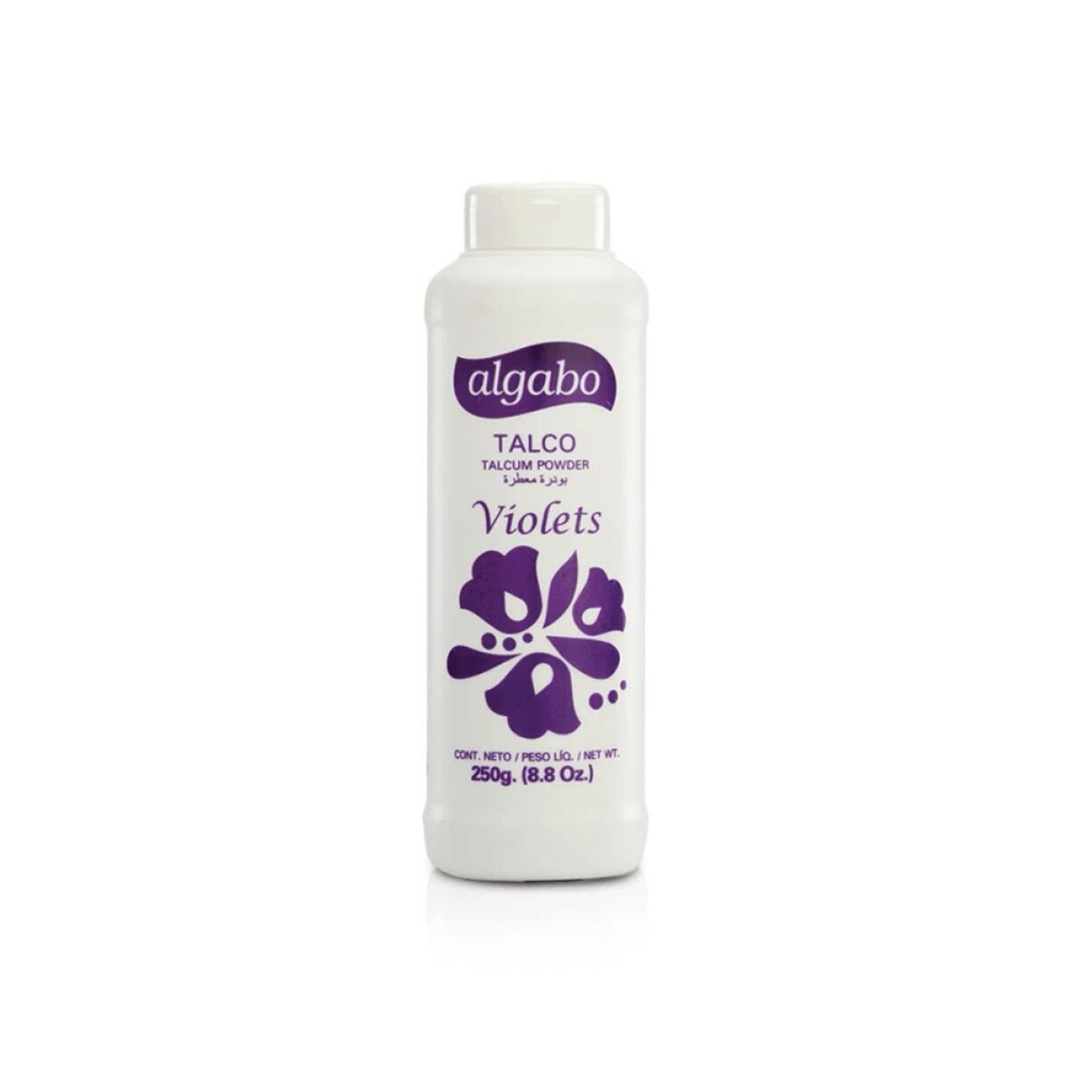 Talco Perfumado Violeta 250 g – Algabo 