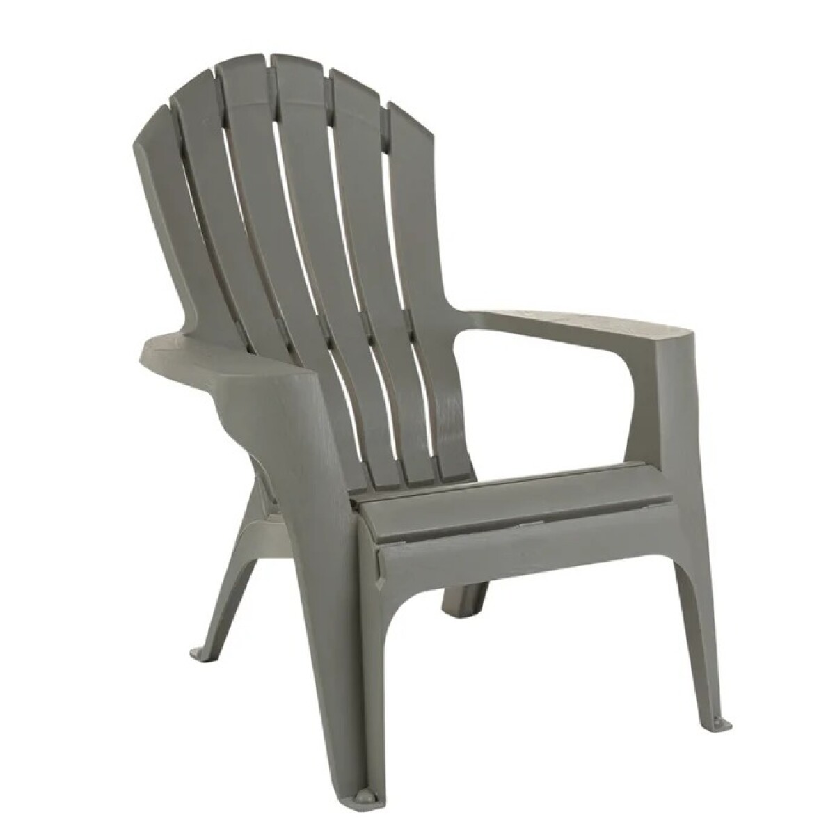 Sillón Miami Gris Grafito Ecológico Textura Simil Madera 