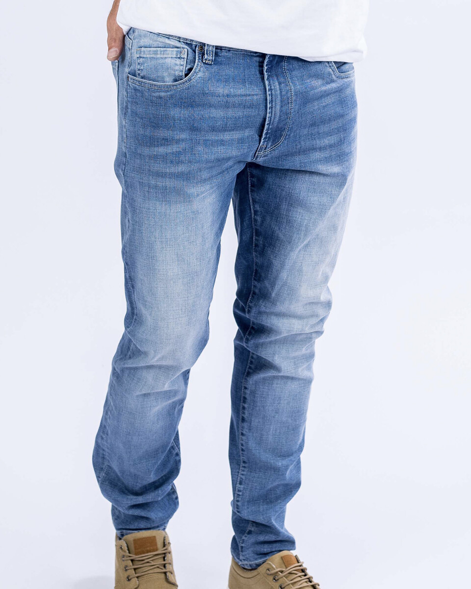 Pantalón de jeans para hombre Slim Fit UFO Bitter Azul Oscuro - Talle 28 