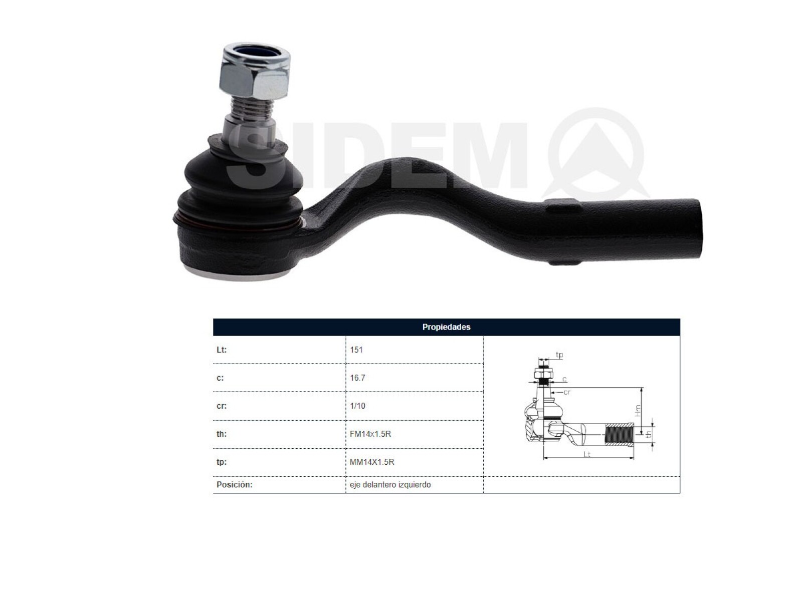 Puntero Mercedes Benz E 250 D (W210)/E 270 Cdi (W210)/E 200 Cdi (W210)/E 300 D (W210)/E 290 Td (W210) 94-01 Izq 
