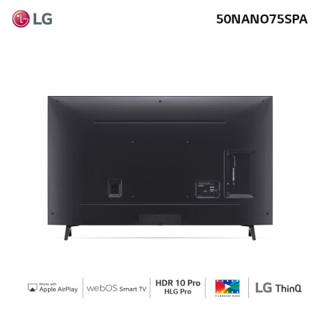 Pantalla LG 50 Pulgadas NanoCell ThinQ AI Smart TV 50NANO77SRA a