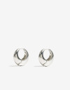 Aros Argollas Metal Argollas Metal Bold - Plateado Rodio