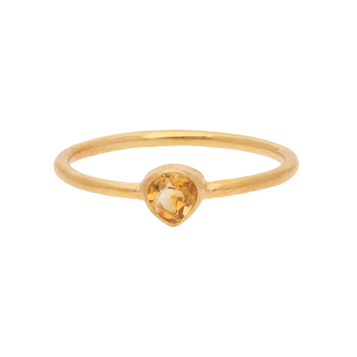 Anillo Karvik de plata 925 bañada en oro 18 K 