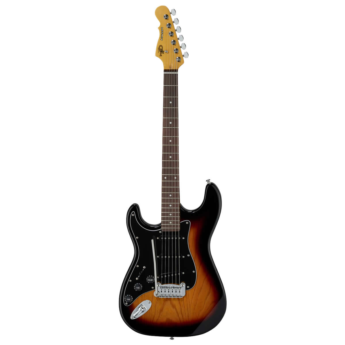 Guitarra eléctrica G&L Tribute Legacy Strat Tobacco Sunburst para zurdo 