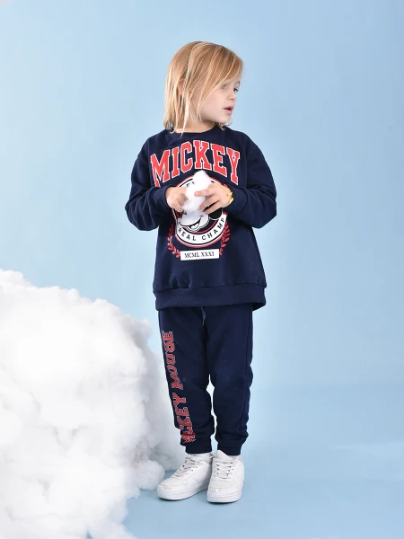 CONJUNTO MICKEY CHAMP AZUL OSCURO