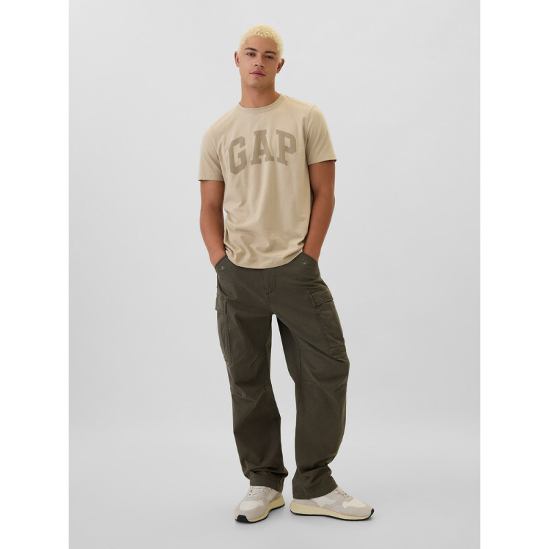 V-EVERYDAY SOFT BASIC LOGO T KHAKI