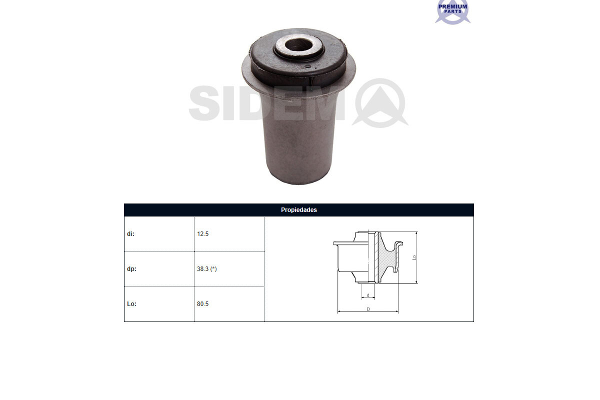 Buje Mitsubishi L200 96-06 Der/Izq Buje Mitsubishi L200 96-06 Der/Izq