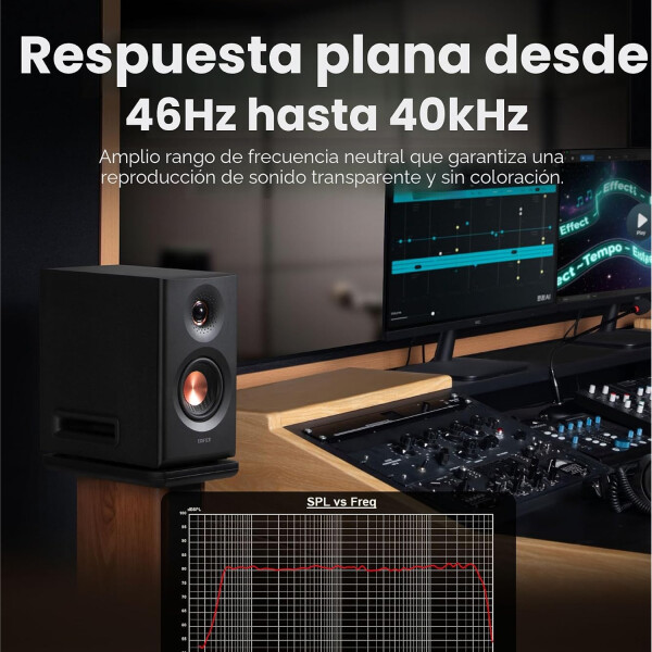 Parlantes Edifier Mr5 Estudio Bluetooth 110w NEGRO