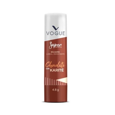 Bálsamo Labial Hidratante Vogue Kiss Chocolate con Karité 4.8 GR