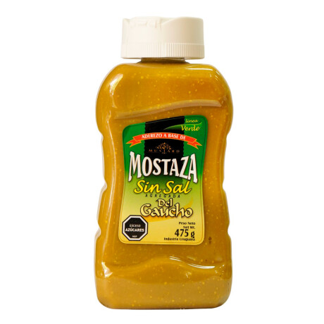 Mostaza Del Gaucho Sin Sal 475G Mostaza Del Gaucho Sin Sal 475G