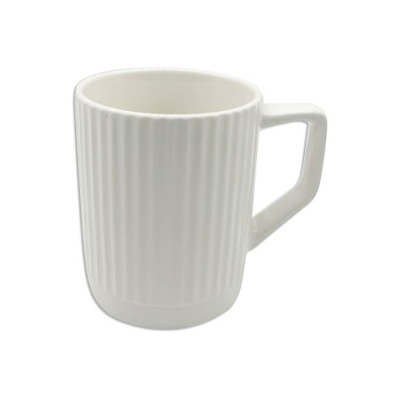 TAZA DE CERÁMICA 350ML BLANCO
