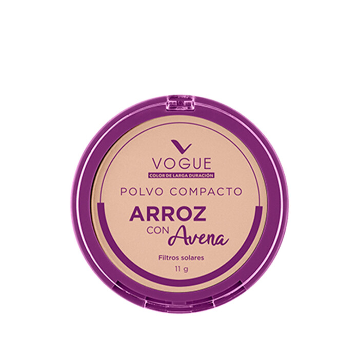 VOGUE POL COMPACTO DE ARROZ PORCELANA única