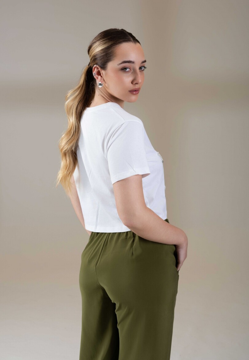 Remera capri Blanco