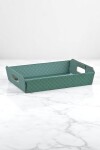 Bandeja 35x26x7 cm. - MATELASSE EUCALIPTO Bandeja 35x26x7 cm. - MATELASSE EUCALIPTO