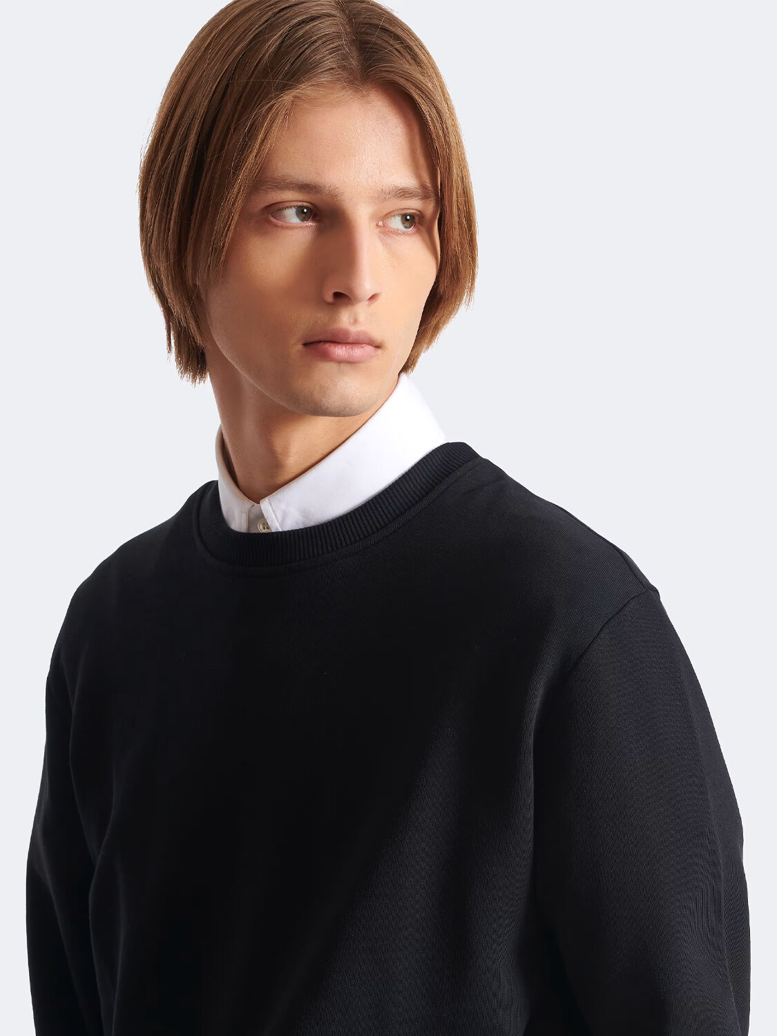 BALMAIN - SWEATSHIRT PEQUEÑA ESTAMPA Negro