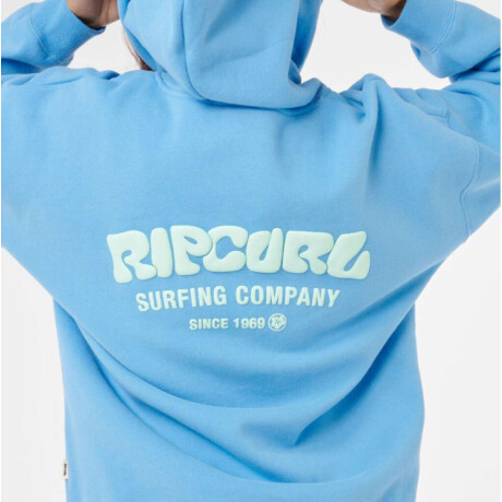 Canguro Rip Curl Surf Puff Heritage Hood Celeste