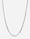 Collares Cortos Metal Collar Corto Metal Eslabón Delicado - Plateado