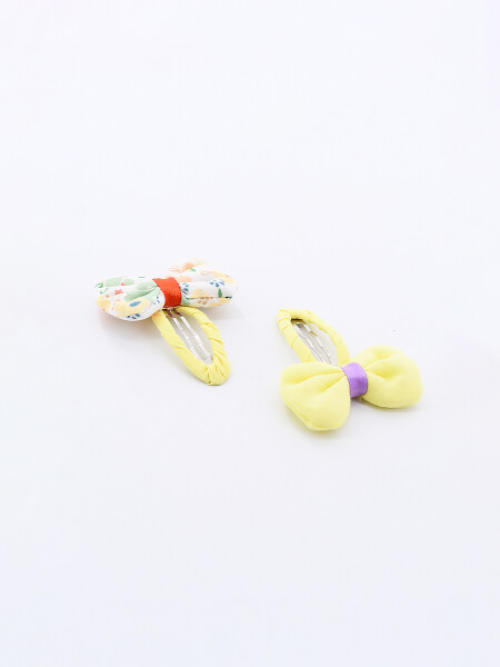 PAR DE MOÑITAS ZAPITO LIBERTY AMARILLO
