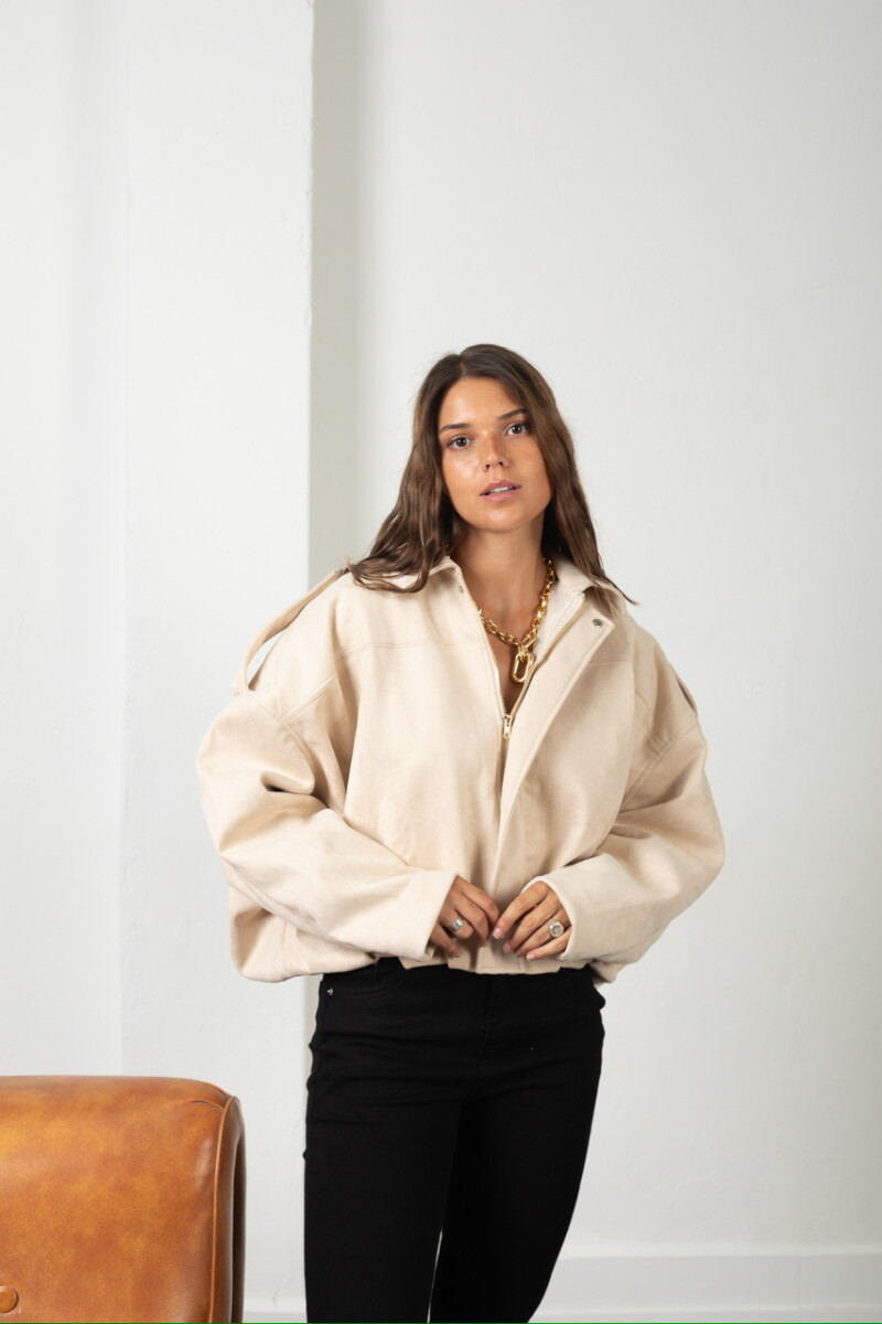 Campera Uma PRE VENTA - manteca 