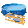 Pileta estructural Mor 1007MOR Circular x 30.5 cm de ancho x 2.78 m de diámetro 4500 L azul Pileta Estructural Mor 1007mor Circular X 30.5 Cm De Ancho X 2.78 M De Diámetro 4500 L Azul