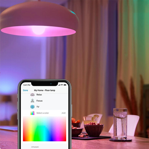 Lámpara dicroica LED smart pase GU10 4,7W RGBW L27409X