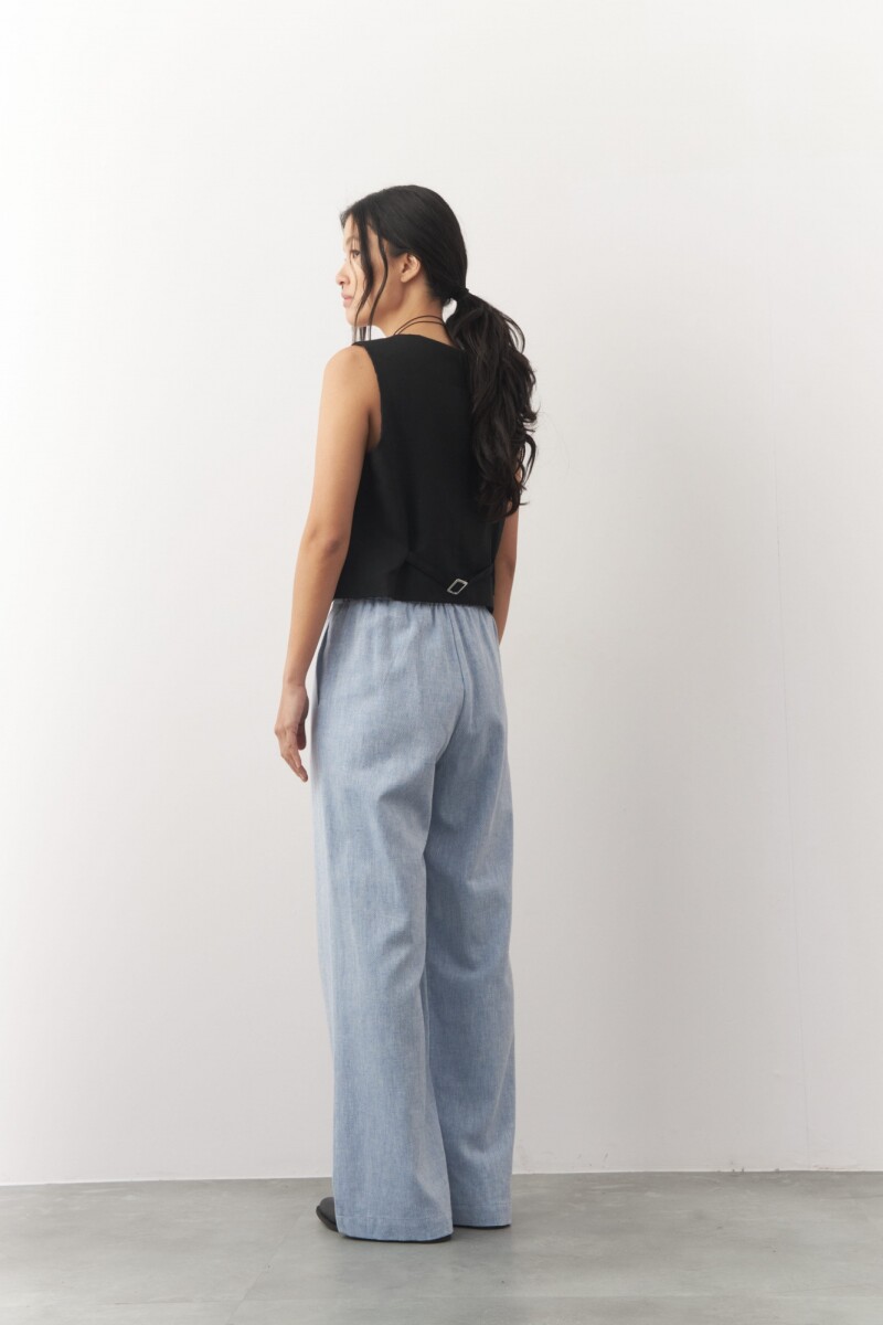 PANTALON JOYCE Azul Melange