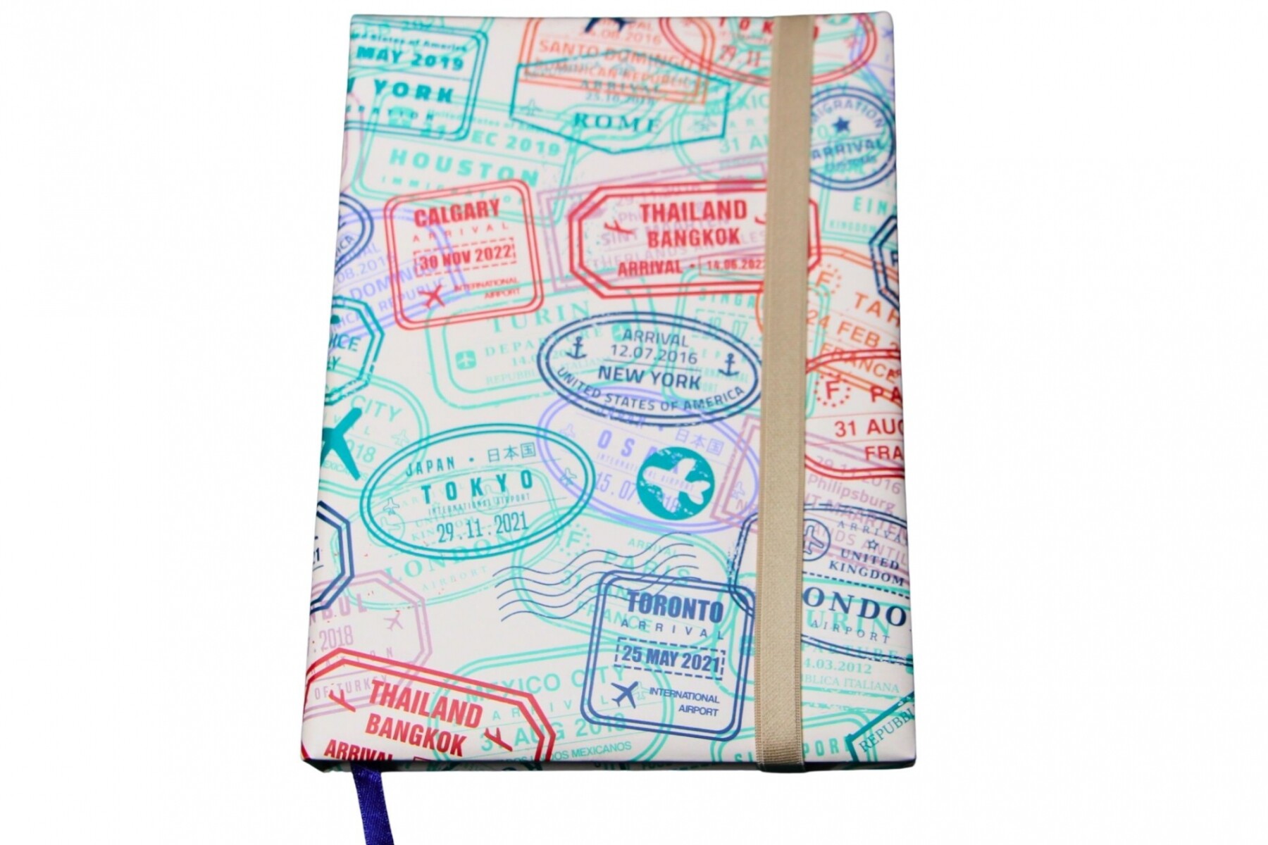 AGENDA ABEZETA CLASSIC MEDIUM 211 T4 - TAPA SELLOS PASAPORTE 