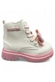 BORCEGO INFANTIL CON APLIQUE MOÑA Beige