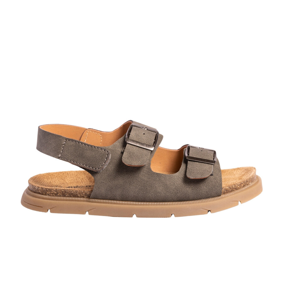 CHERRY TEENS FLAT GREY