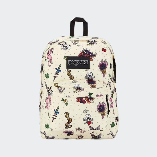 Mochila Jansport Superbreak Plus Deep Blanco