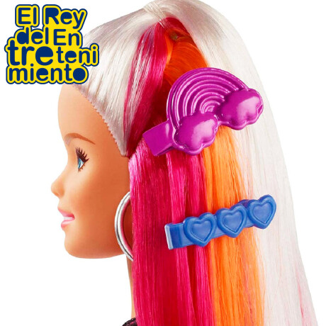 Muñeca Barbie Rainbow Peinado De Arcoíris + Acces. Muñeca Barbie Rainbow Peinado De Arcoíris + Acces.