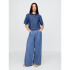 SS CROPPED SHIRT - MED HARPER MEDIUM WASH