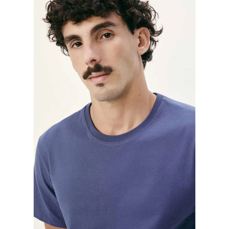 CAMISETA MM MASC AZUL MEDIO