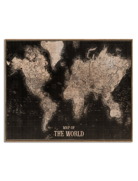 CUADRO CANVAS 40x50cm MARCO MAP OF THE WORLD CUADRO CANVAS 40x50cm MARCO MAP OF THE WORLD