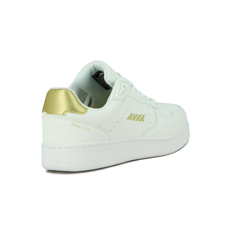 Avia Zapatilla Mujer Casual Denebola - White/gold Blanco-dorado