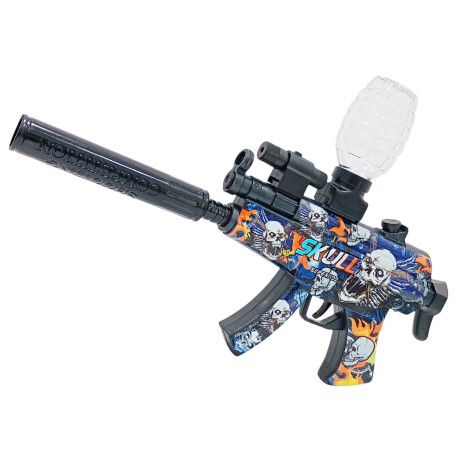 Pistola Hidrogel C/laser Semi Automática 5000 Balines Skull