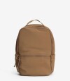 Mochila Con Bolsillo Delantero Y Laterales Marron beige