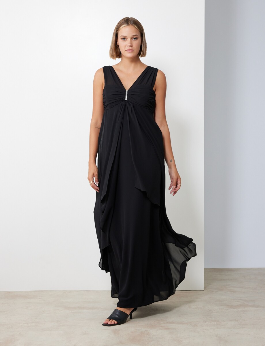 Vestido Maxi Colors - Negro 