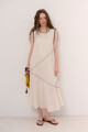 VESTIDO DIAGONAL NATURAL
