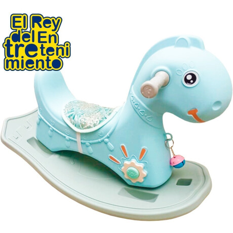 Caballito Balancín Mecedor Plástico C/ Silla P/ Niño Violeta