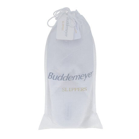 PANTUFLAS ALGODON BLANCO GLAN SLIPPER BUDDEMEYER