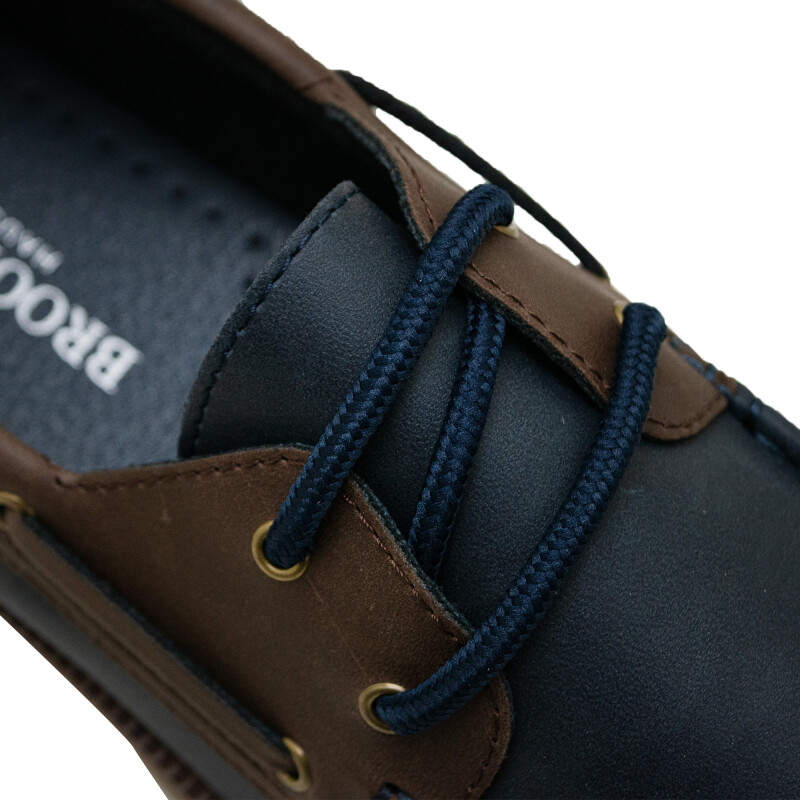 Zapatos The Brooklyn Haus Casual Burgos de Hombre - BURGOS Marino-marron Oscuro