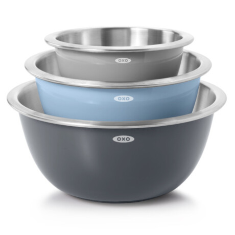 Juego de 3 Bowls OXO Acero Inoxidable