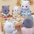 Sylvanian Families Familia Gato Persa Juguete Figuras Niños Sylvanian Families Familia Gato Persa Juguete Figuras Niños