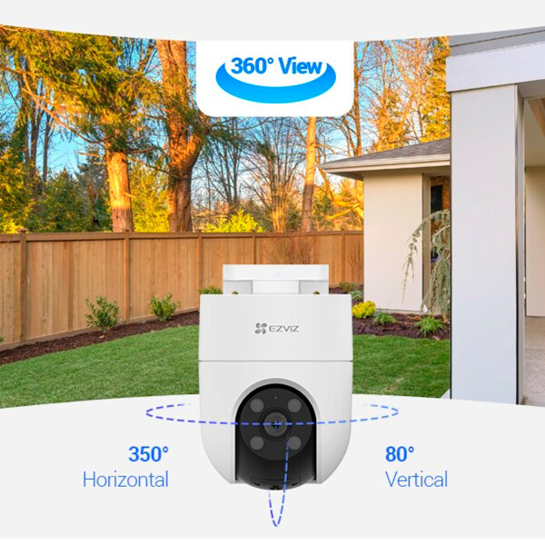 Camara Wifi Ezviz Cs-h8c 2k 3mp Con Movimiento CAMARA WIFI EZVIZ CS-H8C 2K 3MP MOVIMIEN